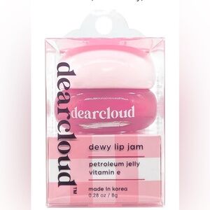 dearcloud Dewy Lip Jam – Hydrating Lip Balm & Gloss - Strawberry Jam